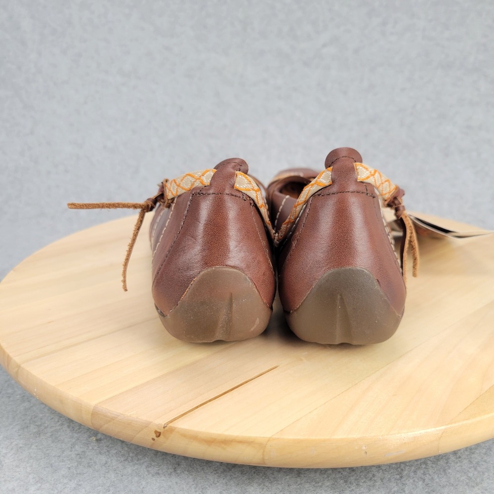 Cushe Kukui Leather Ballet Flats Womens 9 Brown Mary Jane UW00756 Boho Slip On - Picture 6 of 9